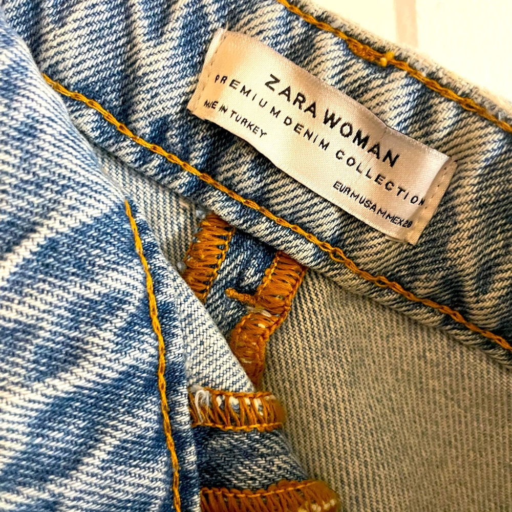 Maxi Zara denim skirts- new without tags. Never worn.